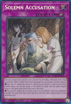 Solemn Accusation (V.1 - Secret Rare)