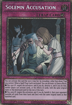 Solemn Accusation (V.2 - Starlight Rare)