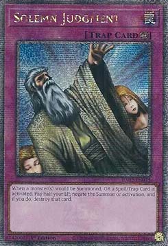 Solemn Judgment (V.5 - Quarter Century Secret Rare)