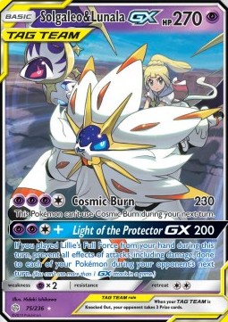 Solgaleo & Lunala GX  (CEC 75)