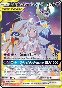 Solgaleo & Lunala GX  (CEC 216)