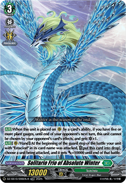 Solitario Frio of Absolute Winter [D-Format] (V.2 - Trial Deck Rare)