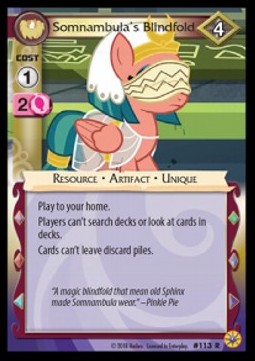 Somnambula's Blindfold