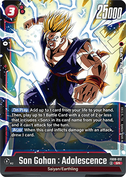 Son Gohan : Adolescence (FB08-012) [Fusion World] (V.1 - Super Rare)