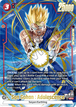 Son Gohan : Adolescence (FB08-012) [Fusion World] (V.2 - Alternate Art)