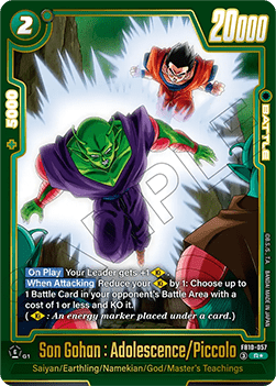 Son Gohan : Adolescence/Piccolo (FB10-057) [Fusion World] (V.2 - Special Rare)