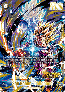 Son Gohan : Childhood (FS09-10) [Fusion World] (V.2 - Alternate Art)