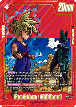 Son Gohan : Childhood (SB02-006) [Fusion World] (V.2 - Alternate Art)