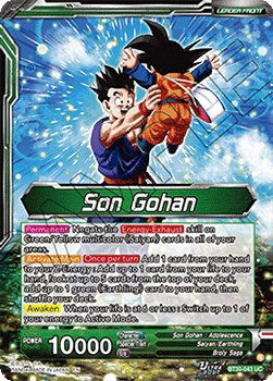 Son Gohan // SS Son Gohan, Reliable Growth (V.2 - Alternate Art)