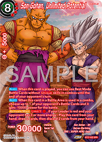 Son Gohan, Unlimited Potential (V.2 - Feature Rare)
