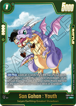 Son Gohan : Youth (FB08-056) [Fusion World] (V.2 - Alternate Art)