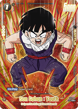 Son Gohan : Youth (FS12-08) [Fusion World] (V.2 - Alternate Art)