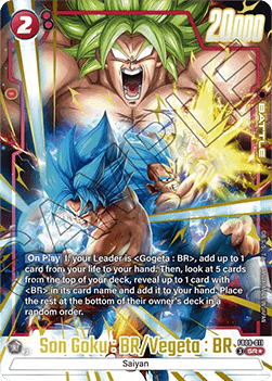 Son Goku : BR/Vegeta : BR (FB09-011) [Fusion World] (V.2 - Alternate Art)