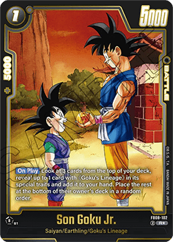 Son Goku Jr. (FB08-102) [Fusion World] (V.2 - Alternate Art)