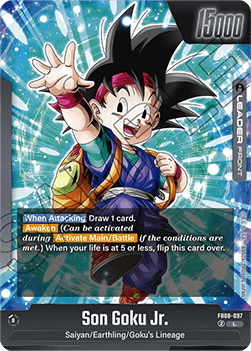 Son Goku Jr. // Son Goku Jr. (FB08-097) [Fusion World] (V.1 - Leader)