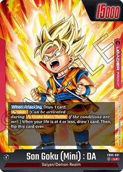 Son Goku (Mini) : DA // Son Goku (Mini) : DA (FB05-001) [Fusion World] (V.2 - Alternate Art)