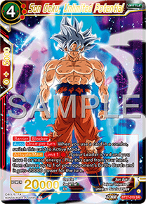 Son Goku, Unlimited Potential (V.1 - Super Rare)