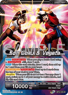 Son Goku & Vegeta // Gogeta, Fateful Fusion