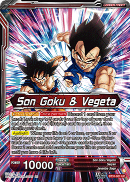 Son Goku & Vegeta // SS Gogeta, Situation Reversal Fusion (V.2 - Alternate Art)