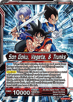 Son Goku, Vegeta, & Trunks // Super Saiyans United (V.2 - Alternate Art)