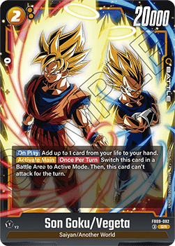 Son Goku/Vegeta (FB09-082) [Fusion World] (V.1 - Super Rare)