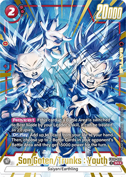 Son Goten/Trunks : Youth (FB08-009) [Fusion World] (V.2 - Alternate Art)
