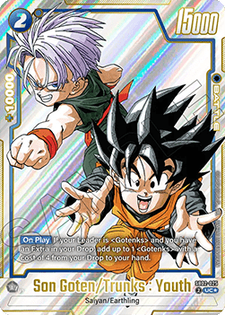 Son Goten/Trunks : Youth (SB02-025) [Fusion World] (V.2 - Alternate Art)