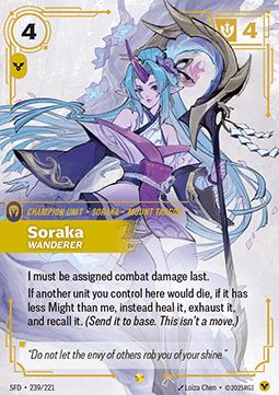 Soraka, Wanderer (V.2 - Showcase)