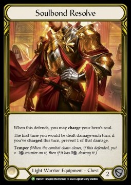Soulbond Resolve (Cold Foil Golden)