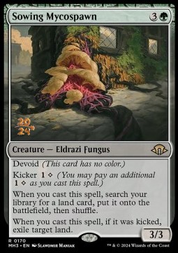 Sowing Mycospawn