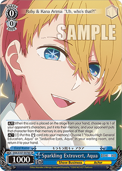 Sparkling Extrovert, Aqua (V.2 - Super Rare)
