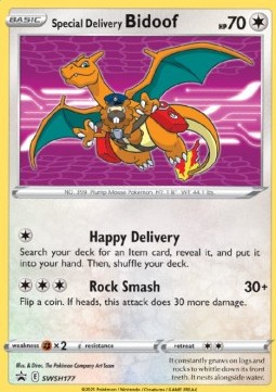 Special Delivery Bidoof  (SWSH 177)