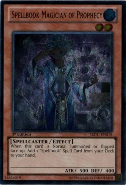 Spellbook Magician of Prophecy (V.2 - Ultimate Rare)