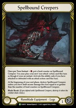 Spellbound Creepers (Cold Foil Golden)