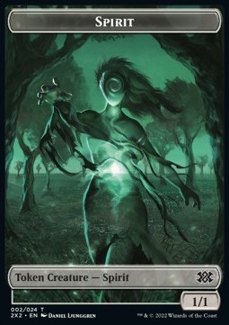 Spirit Token (C 1/1) // Faerie Rogue (B 1/1)