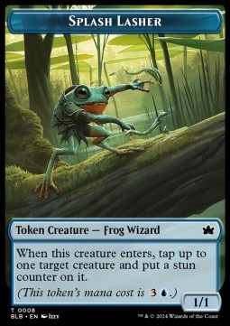 Splash Lasher Token (U 1/1) // Bat Token (B 1/1)