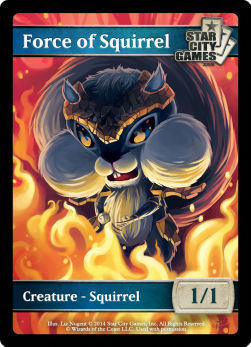 Squirrel Token (Blue 1/1) (V.2)