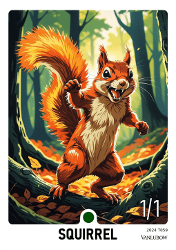 Squirrel Token (G 1/1) // Clue Token