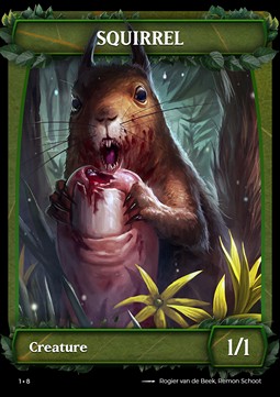 Squirrel Token (Green 1/1) (V.1)