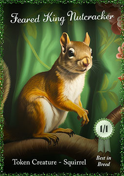 Squirrel Token (Green 1/1) (V.2)