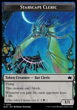 Starscape Cleric Token (B 1/1) // Sword Token