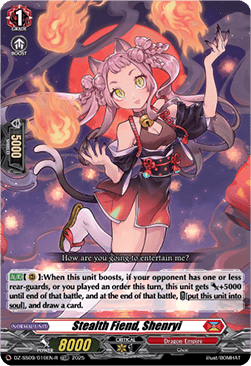 Stealth Fiend, Shenryi [D-Format] (V.2 - Trial Deck Rare)