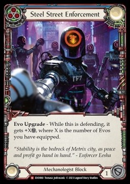 Steel Street Enforcement (Rainbow Foil)