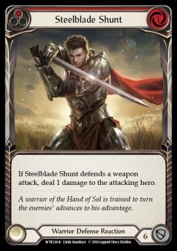 Steelblade Shunt (Red) (Rainbow Foil)