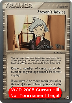 Steven's Advice (WCD05 HL 92)