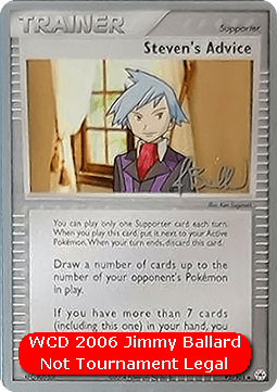 Steven's Advice (WCD06 HL 92)