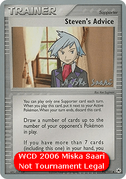 Steven's Advice (WCD06 HL 92)