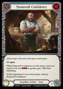 Stonewall Confidence (Blue) (Rainbow Foil)