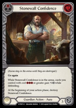 Stonewall Confidence (Red) (Rainbow Foil)