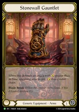 Stonewall Gauntlet (Cold Foil Golden)